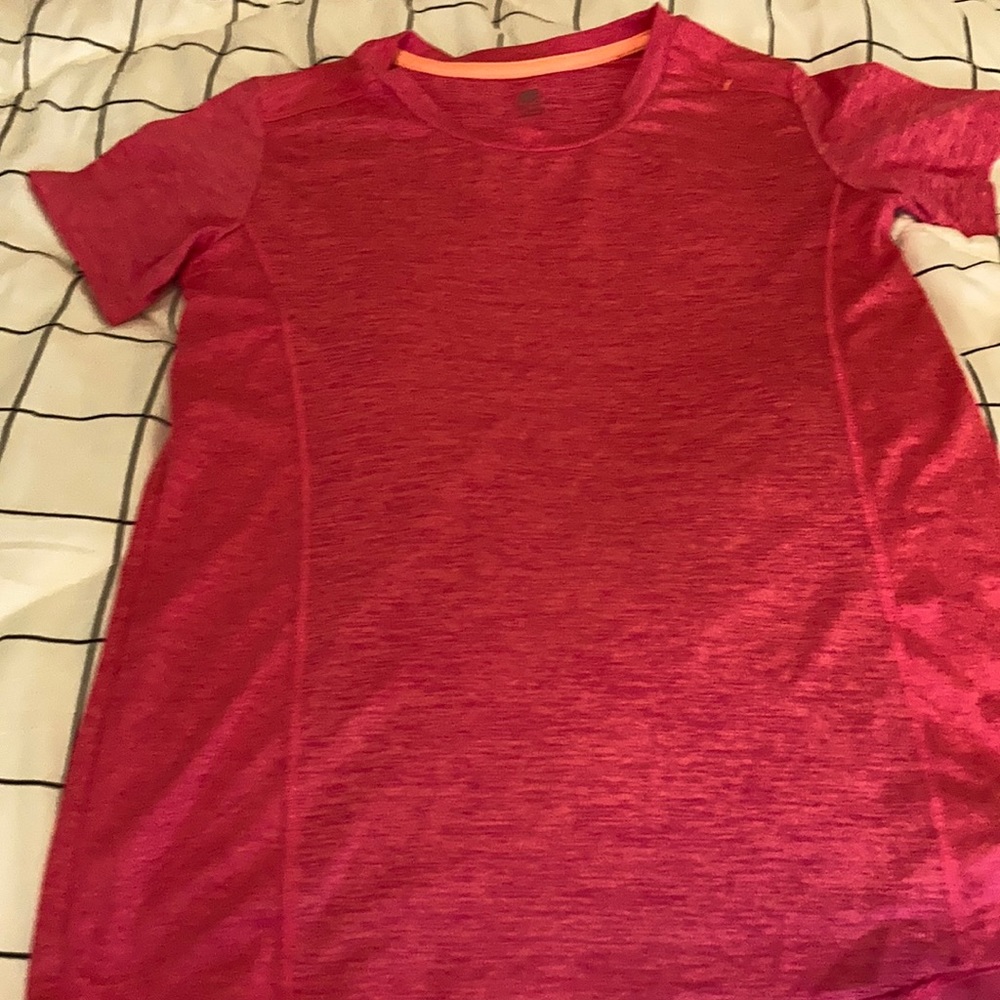 Hot pink champion activewear T-shirt